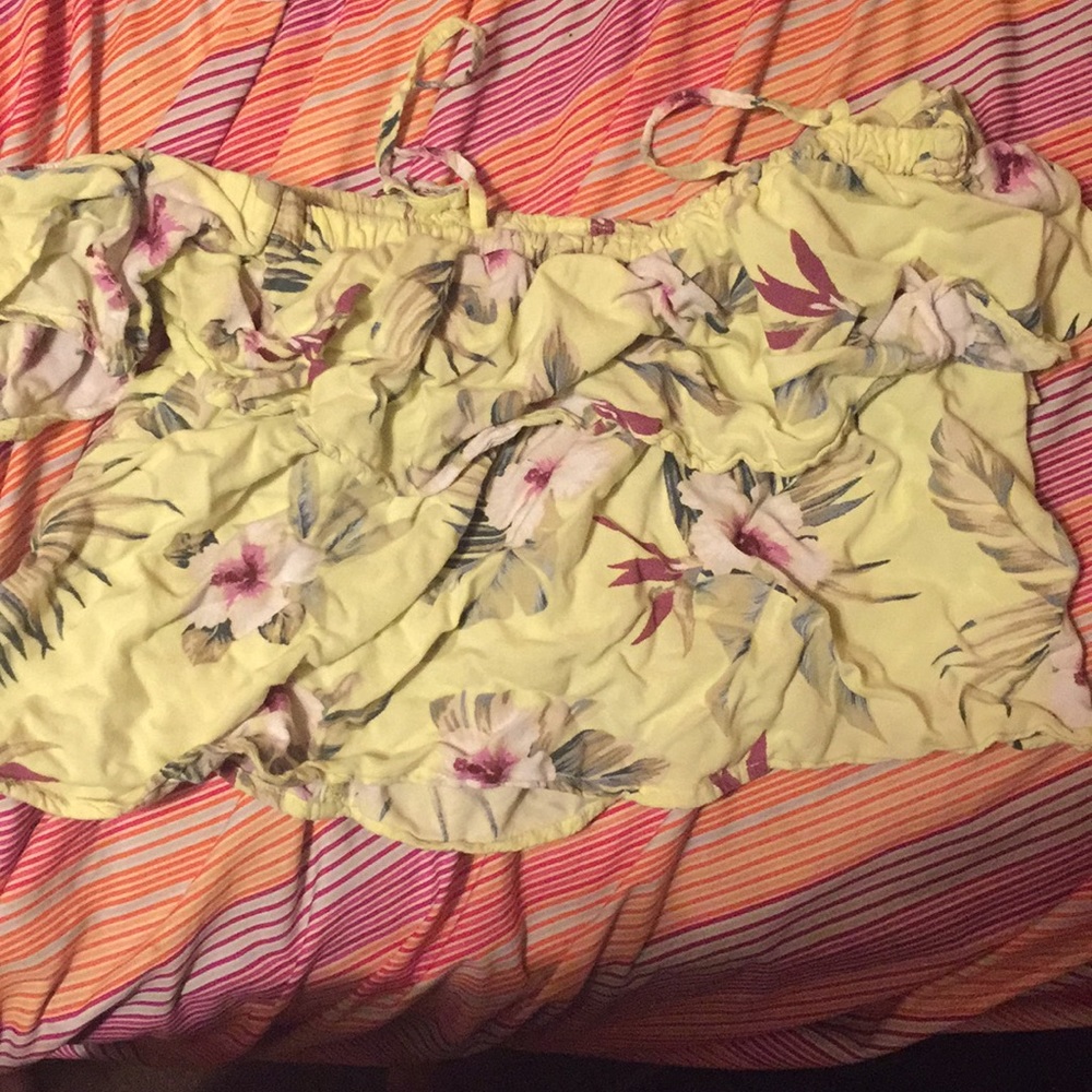 Off the shoulder crop top